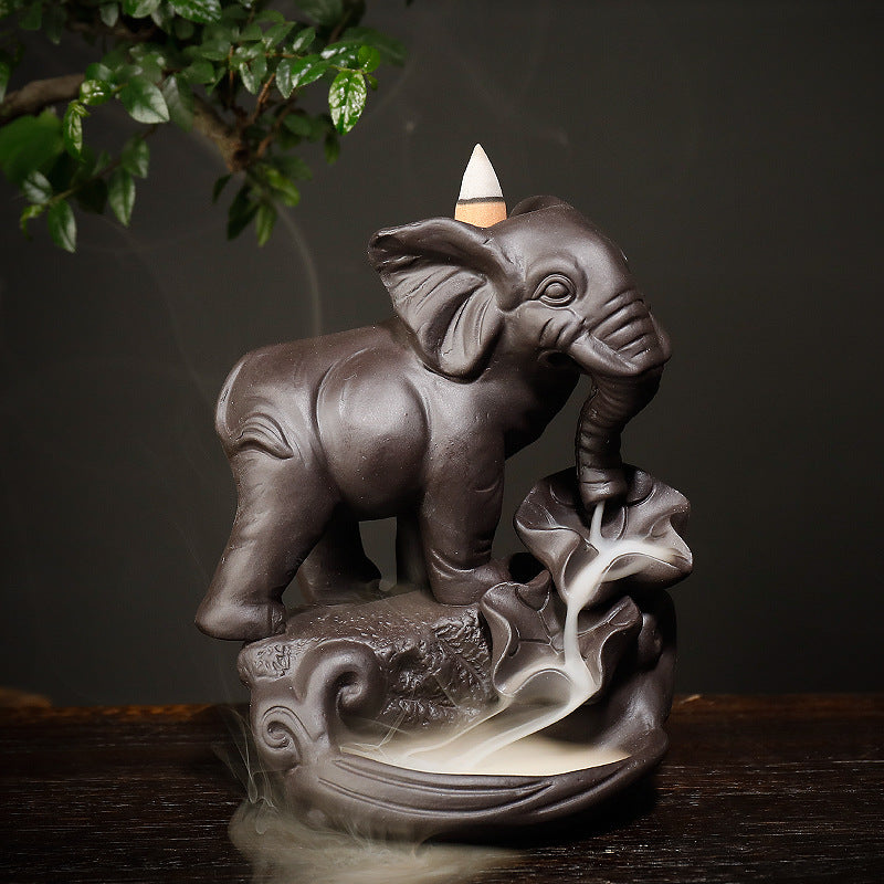 Elephant ornamental aromatherapy stove