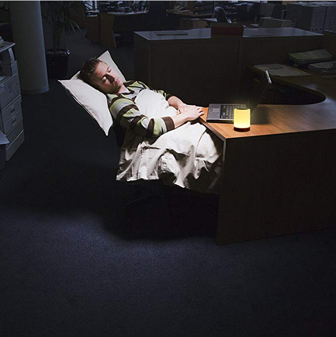 Wood grain charging night light