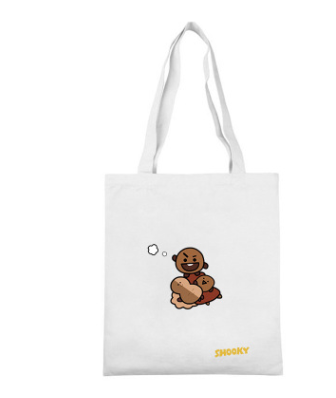 Eco-friendly canvas shopping bag