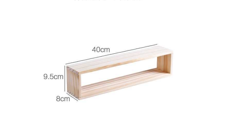 DIY Wooden Creative Box Shelf Desk Decoration