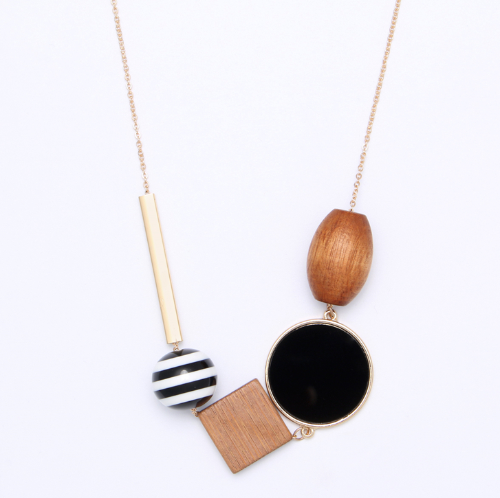 Wood Beads Necklace