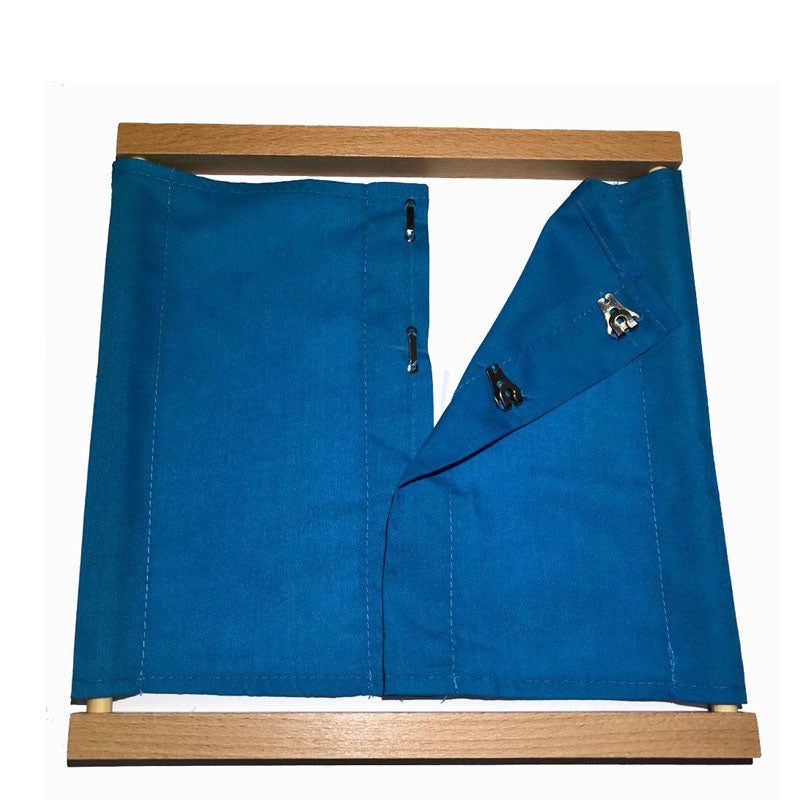 Wooden button frame toys