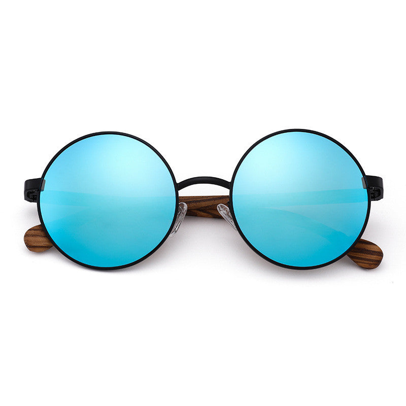 Fashion Metal Wood Sunglasses Polarized