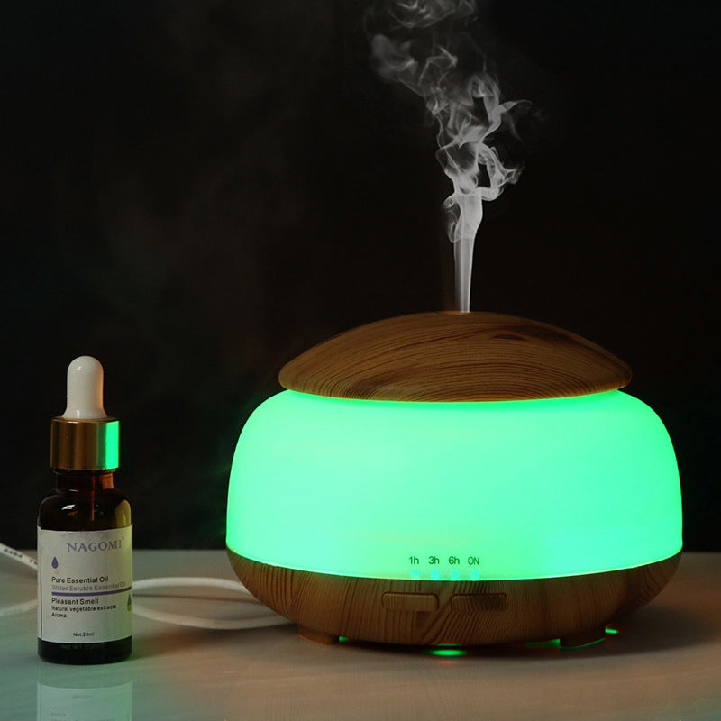 Mushroom Wood Grain Humidifier Aroma Diffuser