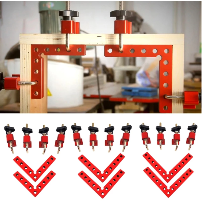Woodworking Positioning Clamp, Square Ruler Fixed