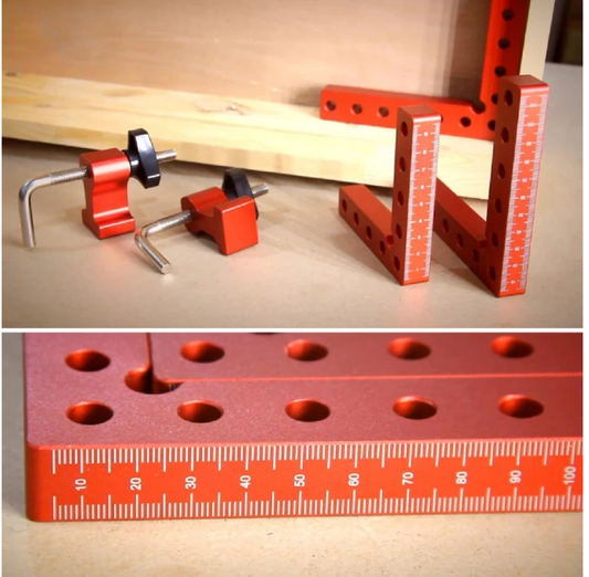 Woodworking Positioning Clamp, Square Ruler Fixed