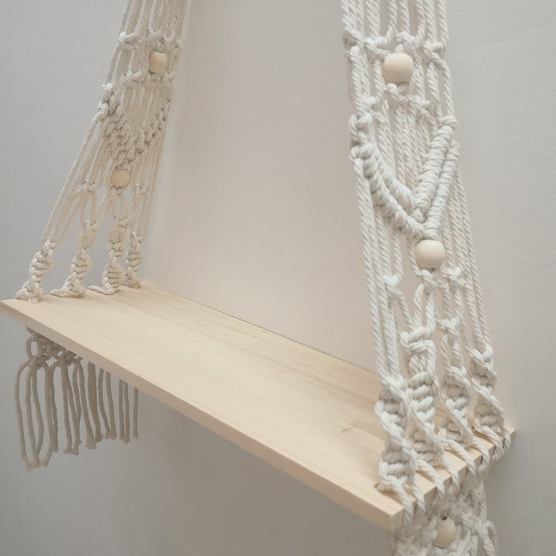 Bohemian Diy Wall Shelf Shelf Tapestry Finished Product