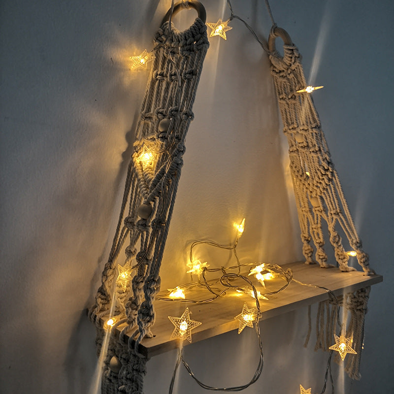 Bohemian Diy Wall Shelf Shelf Tapestry Finished Product