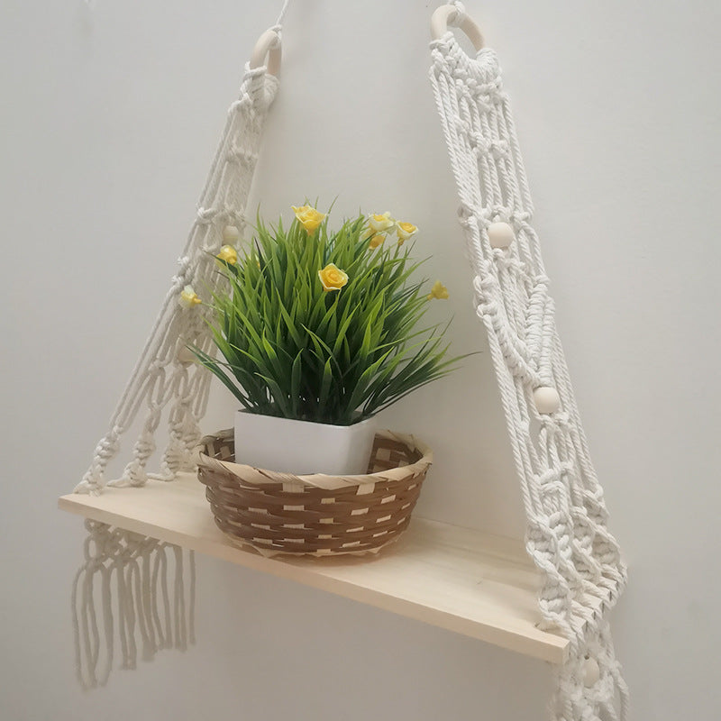 Bohemian Diy Wall Shelf Shelf Tapestry Finished Product