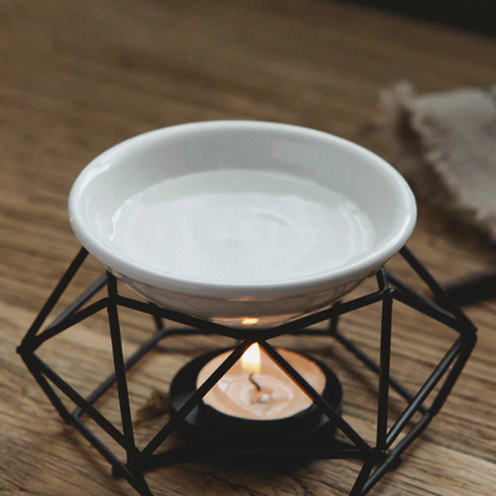 Iron aromatherapy oil lamp