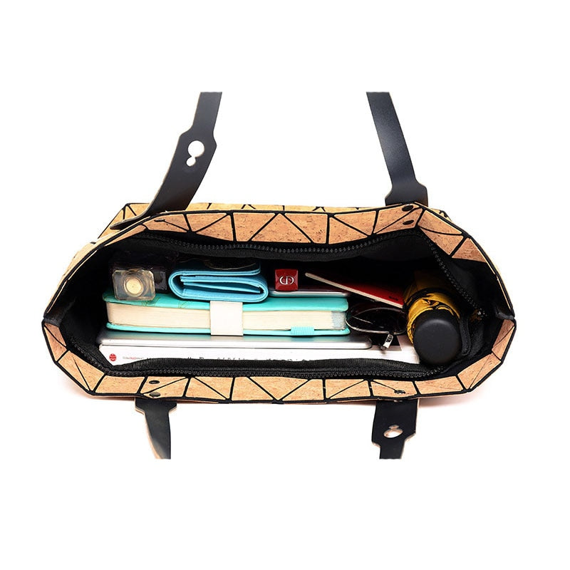 Variety wood grain handbag