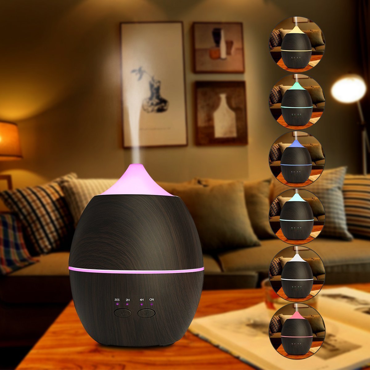 Household wood grain aroma diffuser