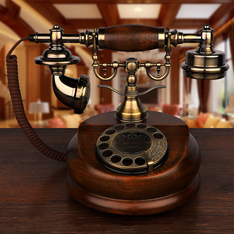 Solid Wood Retro Rotary Old Household Landplane