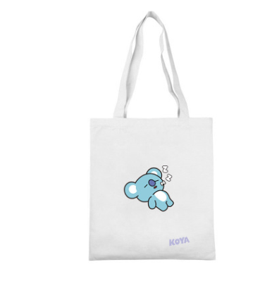 Eco-friendly canvas shopping bag