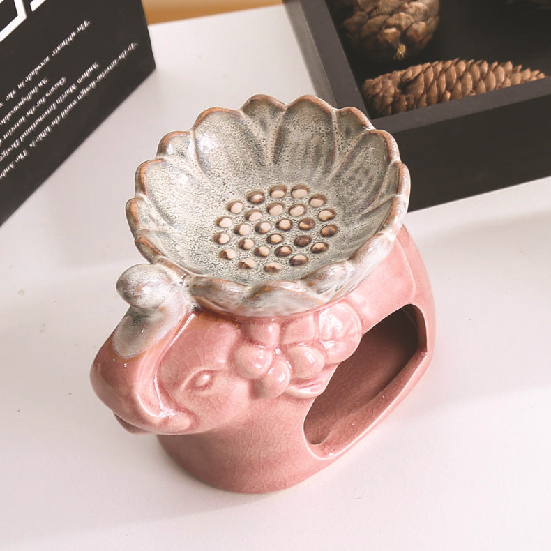 Lotus elephant aromatherapy stove
