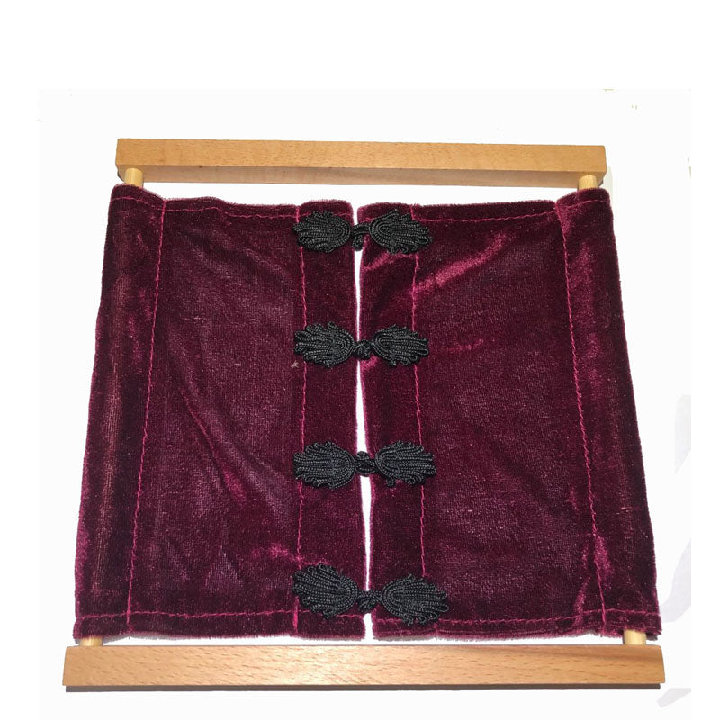 Wooden button frame toys