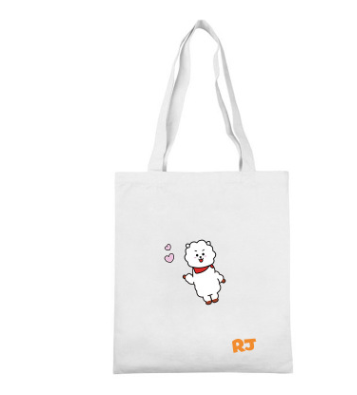 Eco-friendly canvas shopping bag