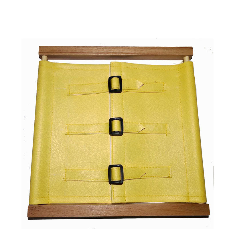 Wooden button frame toys