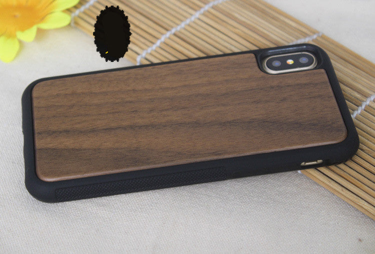 Grooved TPU Wooden Phone Case Cover