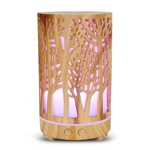Hollow wood grain humidifier