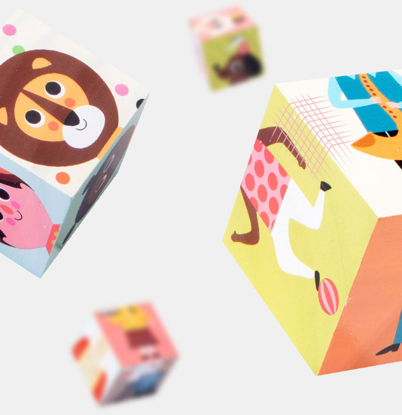 3D standing volume wooden toys