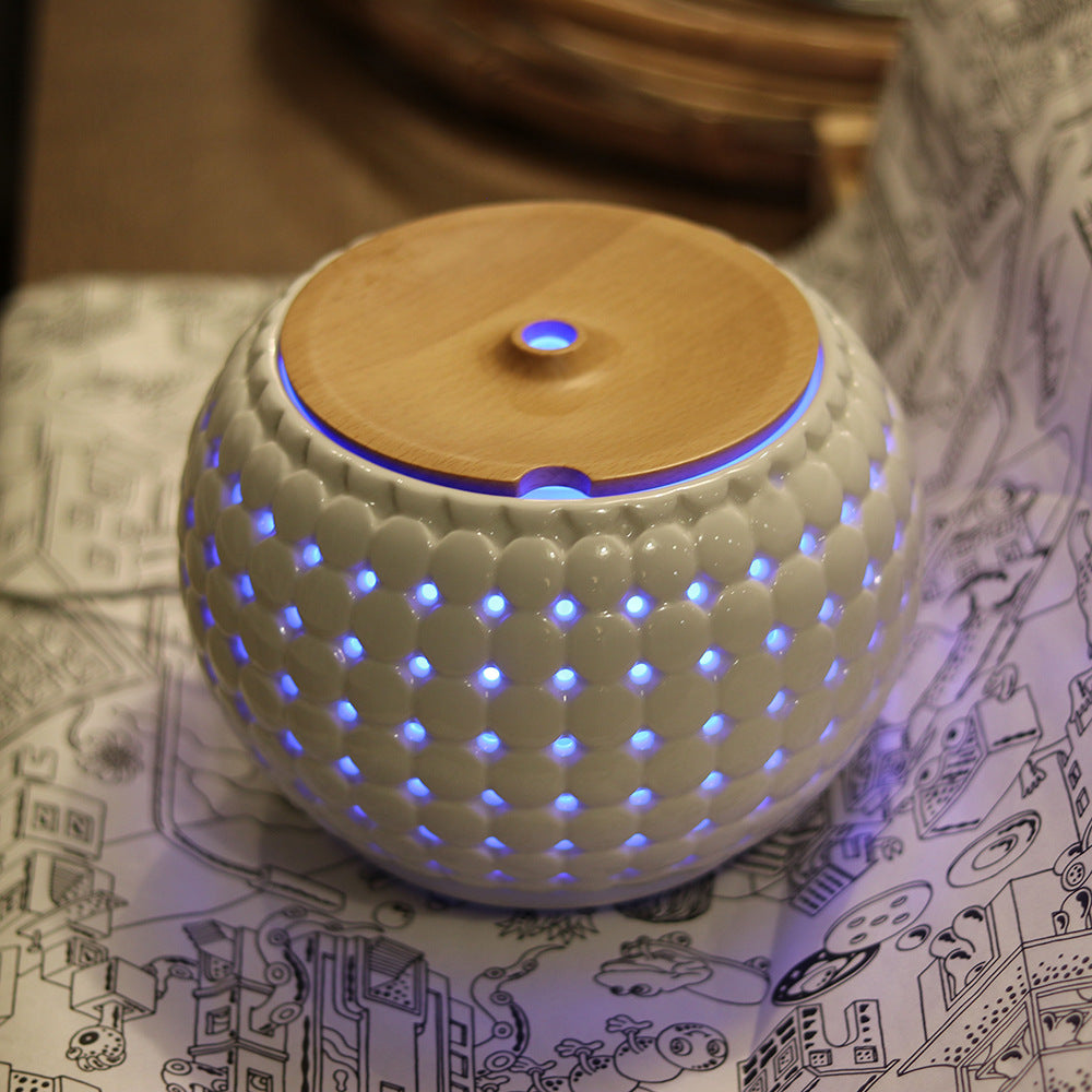 Hollow Ceramic Ultrasonic Aroma Diffuser Essential Oil