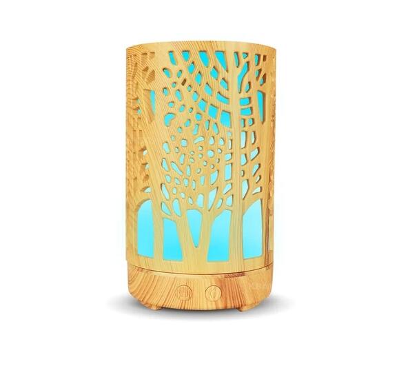 Hollow wood grain humidifier