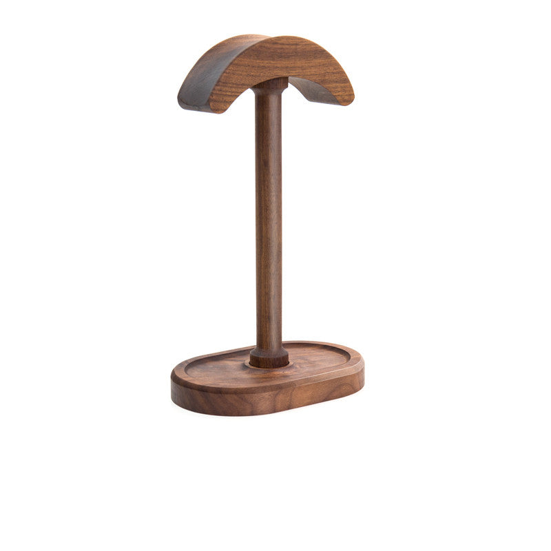 Headphone stand solid wood