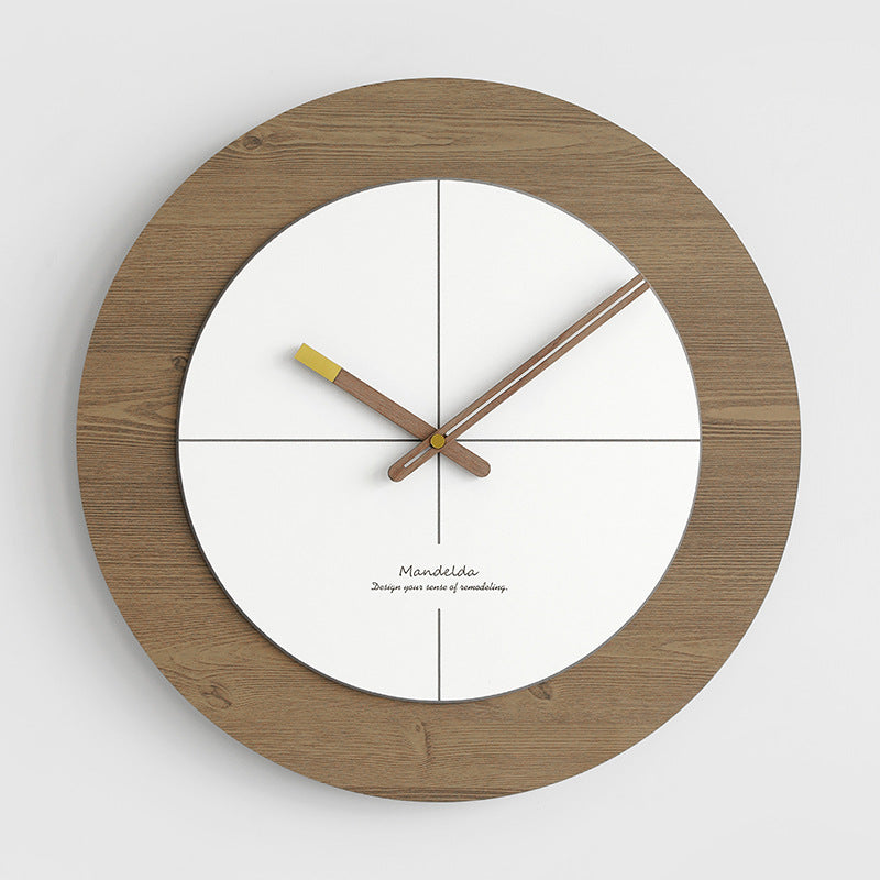 Modern Minimalist Home Living Room Personalized Clock
