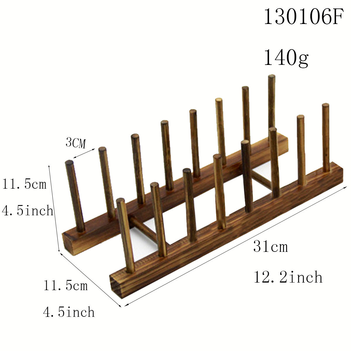 Wooden Bookshelf Home Decoration Storage Rack