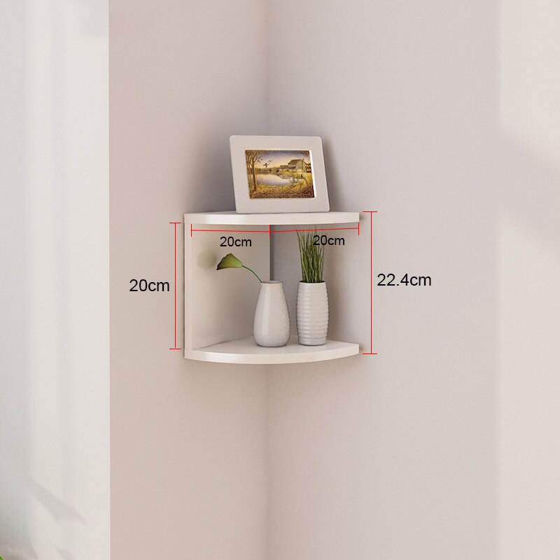 Corner Shelf Storage Rack Wall Hanging Wall Shelf Wall Corner Shelf Corner Triangle Partition