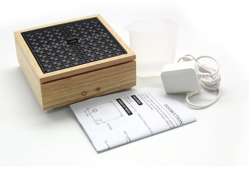Square box wood grain aromatherapy machine