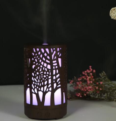 Hollow wood grain humidifier