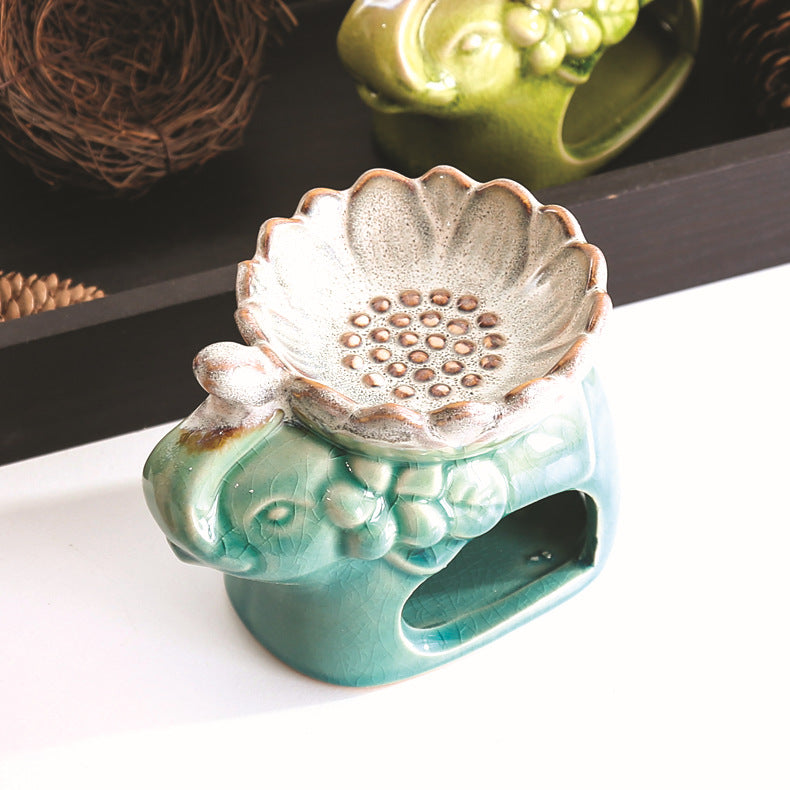 Lotus elephant aromatherapy stove