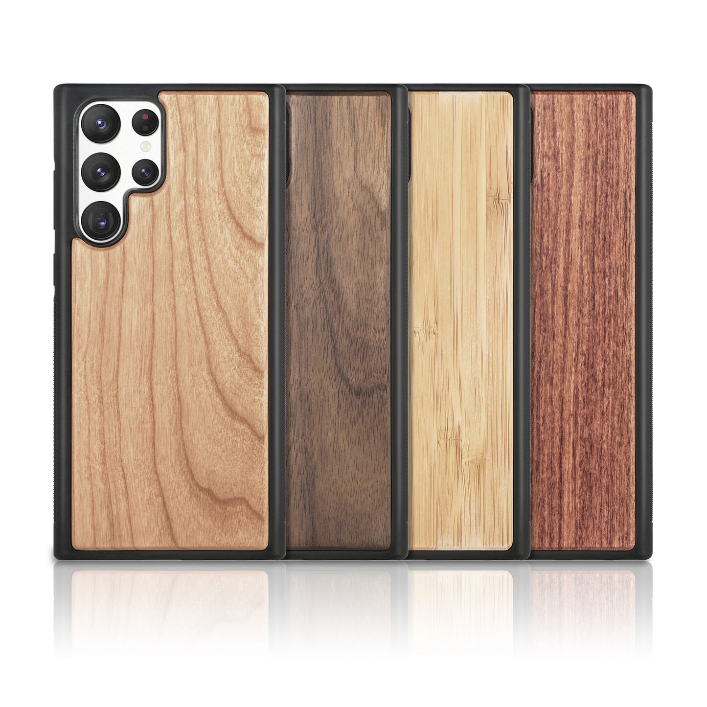 Home Fashion Simple PC Drop-resistant Wooden Phone Case