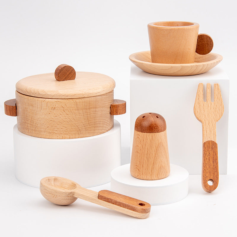 Children's play house educational wooden kitchen toy