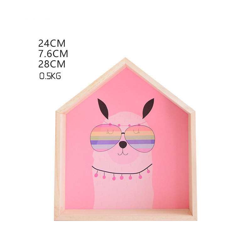 Room wall storage shelf decoration shelf