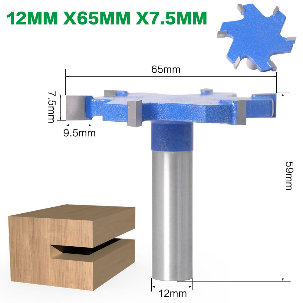 Woodworking Tools With Extended T-slot Cutters, Groove Cutters, T-slot Cutters