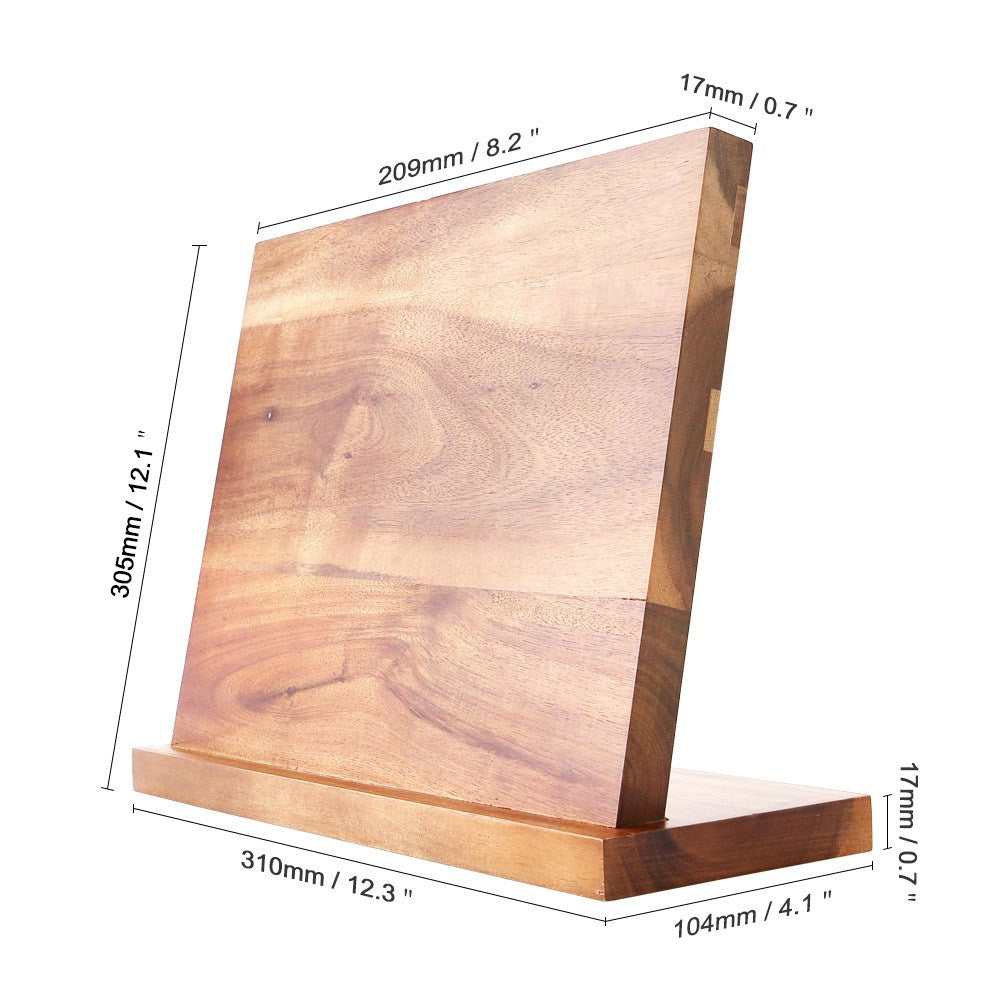 Kitchen solid wood magnetic knife holder