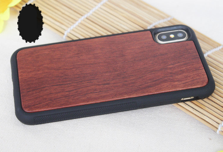 Grooved TPU Wooden Phone Case Cover