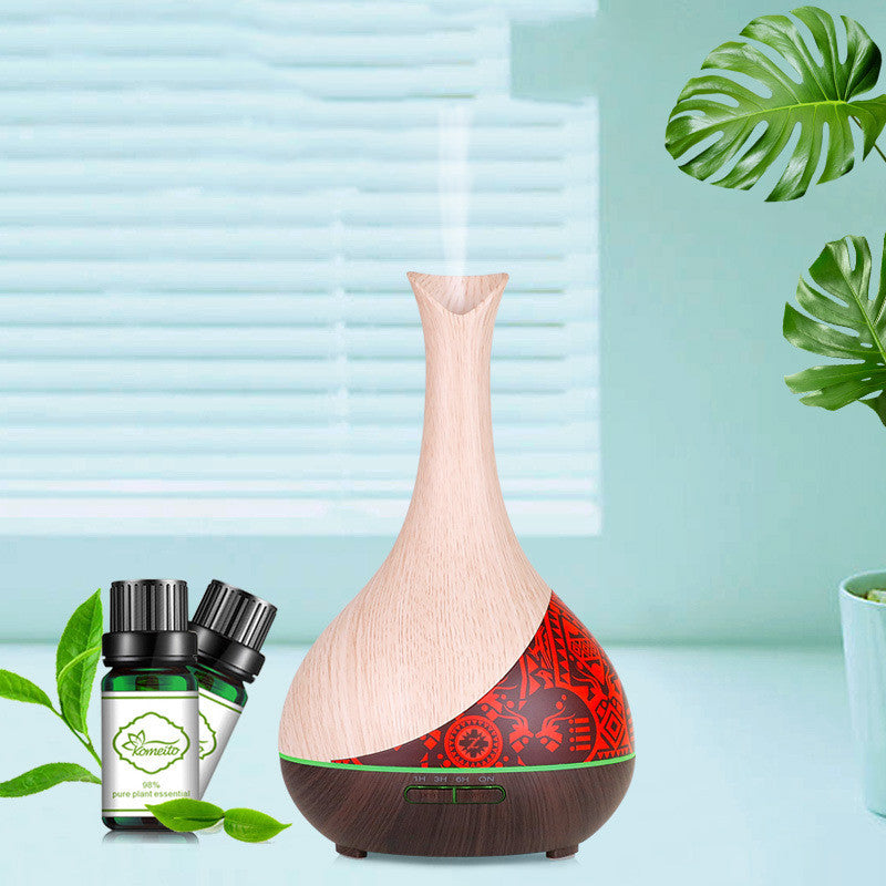 Colorful wood grain ultrasonic humidifier