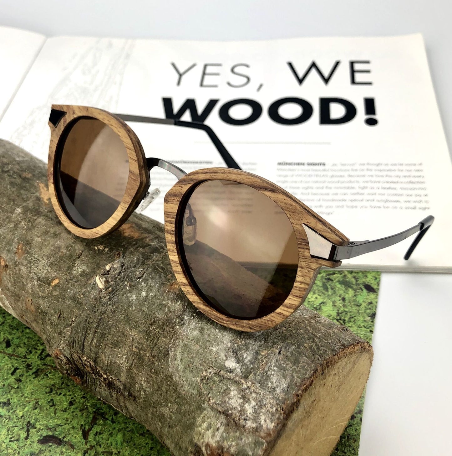 Rosewood Fashion Polarized Wood Sunglasses