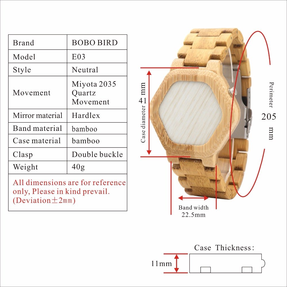 BOBO BIRD LED Bamboo Wood Watches Digital Watch Men Kisai Night Vision Calendar Wristwatch for Men Minimal Time Display C-eE03