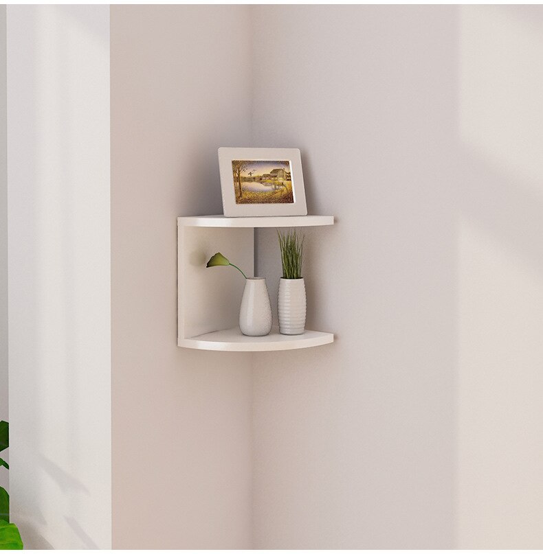 Corner Shelf Storage Rack Wall Hanging Wall Shelf Wall Corner Shelf Corner Triangle Partition