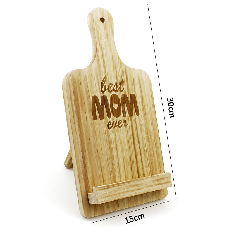 Fashion Personality Home Cookbook Wooden Stand