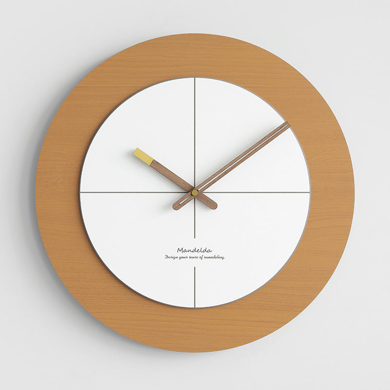 Modern Minimalist Home Living Room Personalized Clock