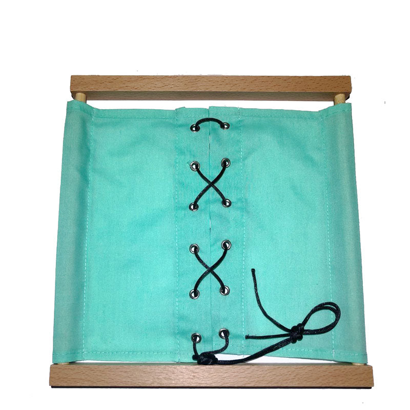 Wooden button frame toys