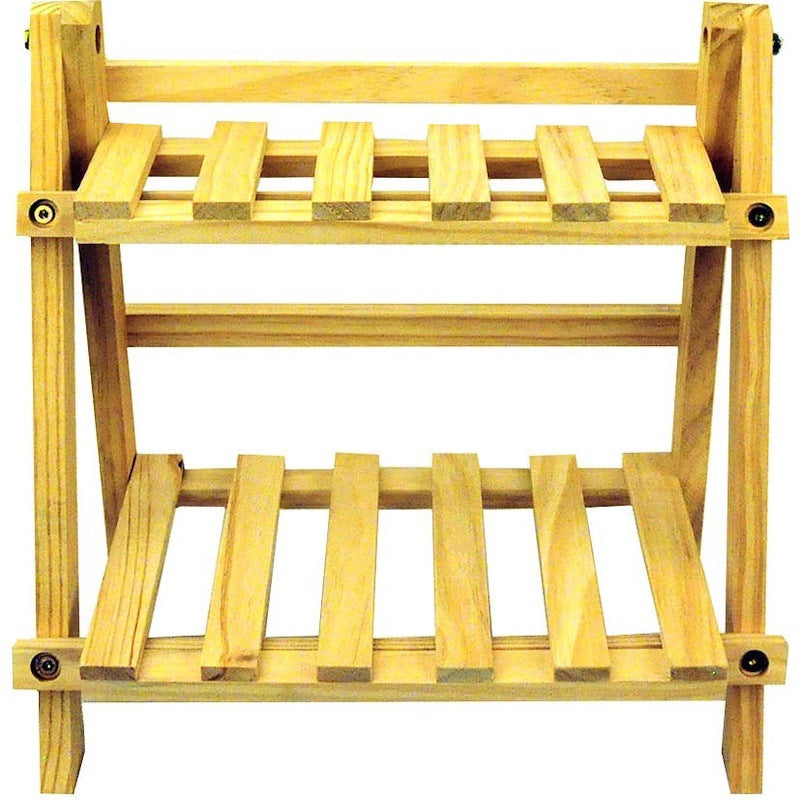 Solid Wood Multi-layer Color Plant Shelf