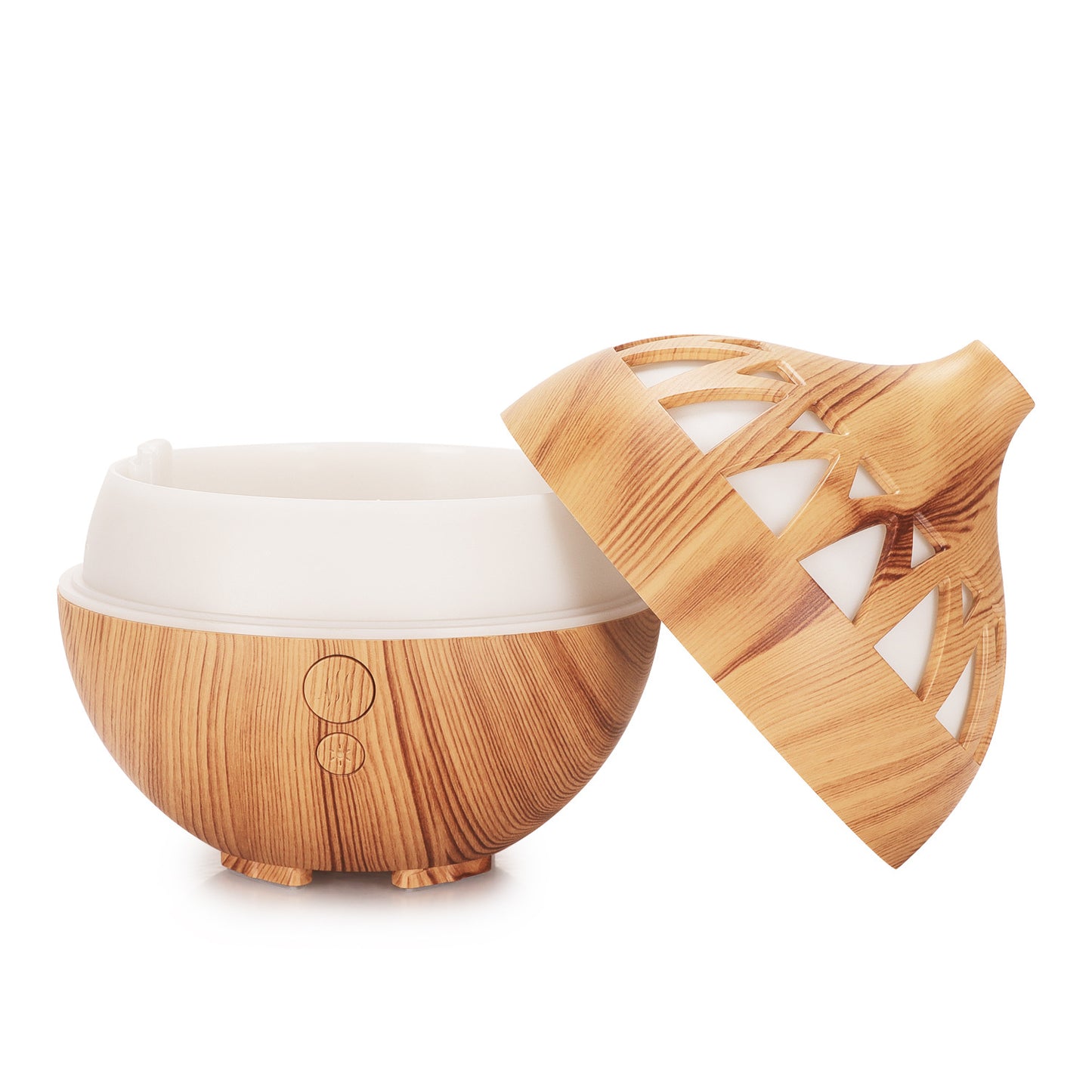 Hollow Wood Grain 5v Aroma Diffuser 180ml Mini