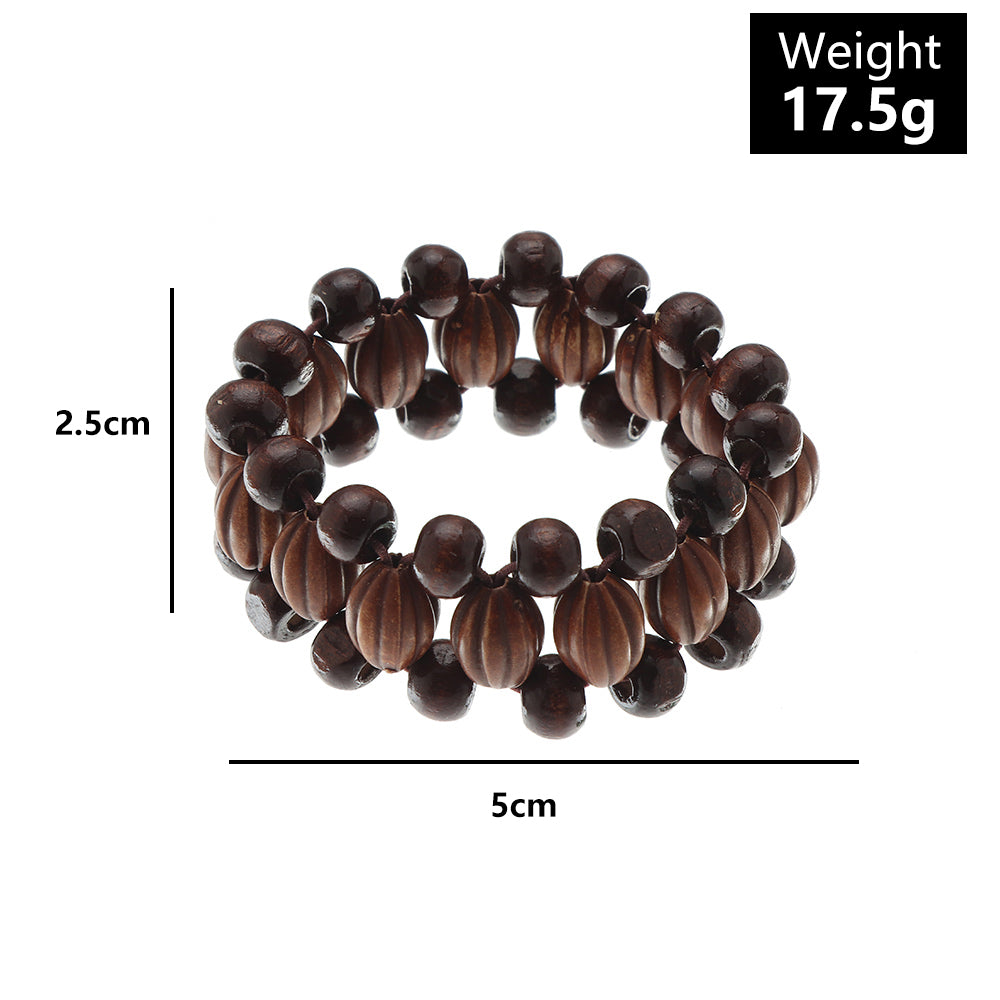 Vintage Handmade Wooden Bracelet Europe And America